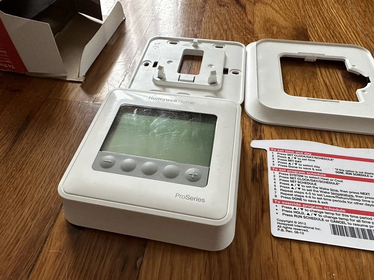 Honeywell Home T4 Pro 7-Day Programmable Thermostat TH411OU2005 used  662551519662 | eBay
