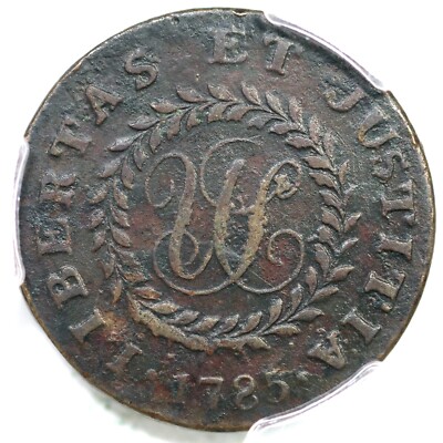 1785 C 3-B R-2 PCGS VF Details Nova Constellatio Colonial Copper