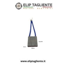 SPAZZOLE CARBONCINO 8x28x30.5 24V KIT 4 PZ MOTORI ELETTRICI CARRELLI ELEVATORI