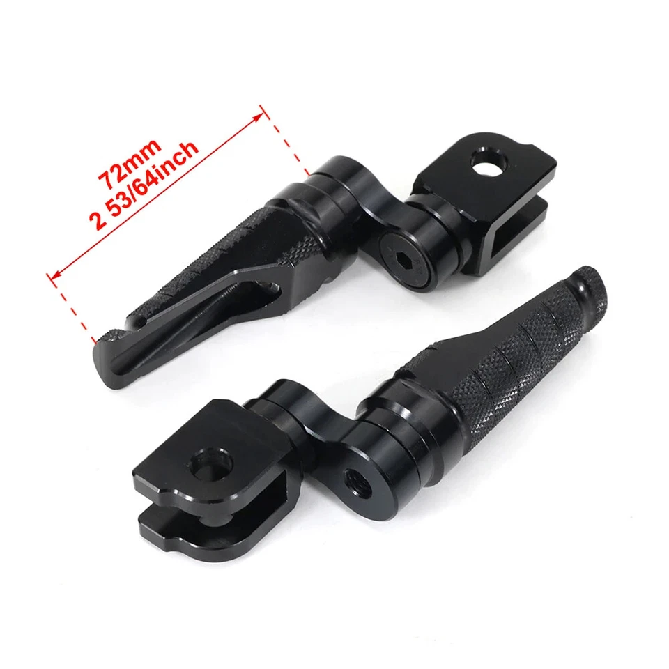 Motorcycle Front Foot Pegs Footrest Adjustable Fit For Honda CB1000R CB600F Foto 2 de 4