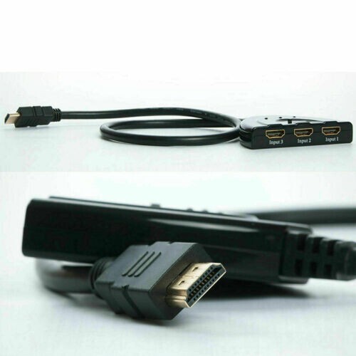 3 Port HDMI Splitter Cable 1080/4K Switch Switcher HUB Adapter for HDTV PS4 Xbox - Picture 7 of 10