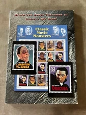 1997 US Postage Stamp Universal Monsters 17 Jumbo Postcard Set - New & Sealed