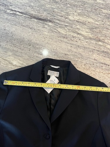 Talbots Mujer Blazer 14 Abrigo, Negro - Imagen 9 de 13