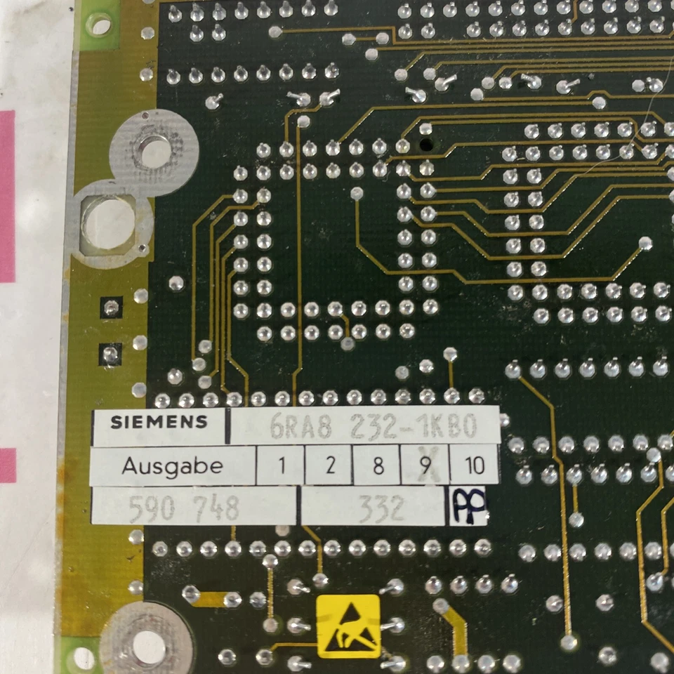 TABLERO OPCIONAL SIMOREG SIEMENS 6RA8232-1KB0 6RA82321KB0 ENVÍO NOCTURNO Foto 4 de 4