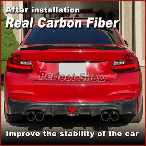 Difusor trasero de carbono adecuado para BMW F22 F23 M paquete 235i 240i difusor parte trasera - Imagen 2 de 17