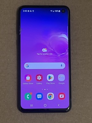 Samsung Galaxy S10e SM-G970U - 128 GB - Prism Black (Unlocked) - SEE IMAGES