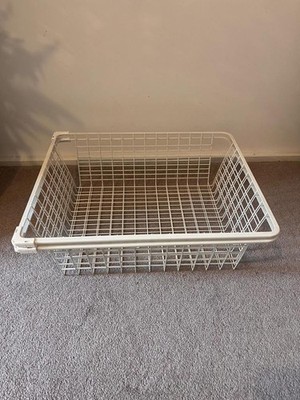 IKEA KOMPLEMENT Gitterkorb 50x58cm weiß für PAX Kleiderschrank Schublade x 2