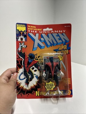 1991 Marvel - The Uncanny X-Men Nightcrawler Super Suction - NEW IN BOX