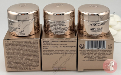 LANCOME ABSOLUE LONGEVITY THE SOFT CREAM 0.16oz / 5ml ea NEW IN
