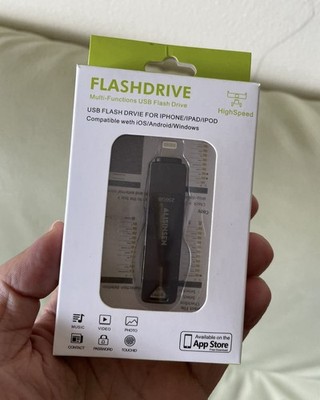 USB 3.0 Flash Drive 256GB, Ultra High Speed and Rugged Metal Thumb Drive with Ke