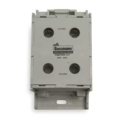 Eaton Bussmann Pdbfs500 Power Distribution Block, Finger-Safe, 1 Pole, 620 A