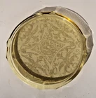 Federal Madrid Rare Depression Glass Amber Hot Plates 5"