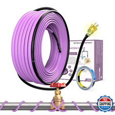 TOPDURE 35FT Heat Tape Cable for Water Pipes, Roof, Gutters - ETL Certified