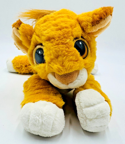 Authentic 1993 Mattel Disney's The Lion King Baby Simba Stuffed Animal Plush