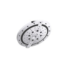 Kohler Recharge 9.1-in Wall Mount Fixed 6-Spray Shower Head Polished Chrome