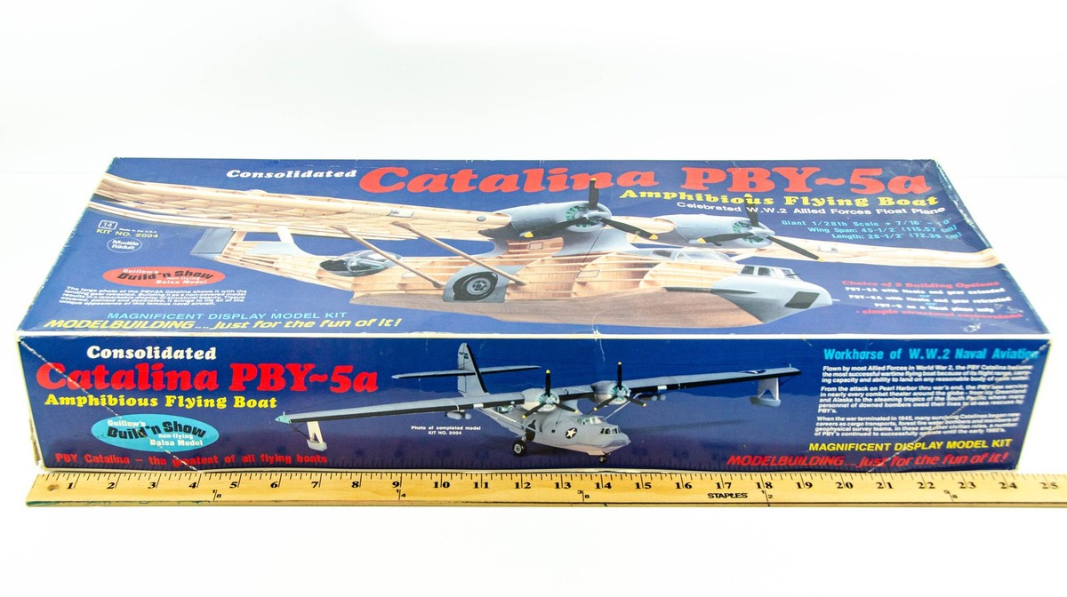 Guillow社大型スケールディスプレイモデルキットCatalinaPBY-5a PBY-5a Catalina - Paul K. Guillow, Inc.