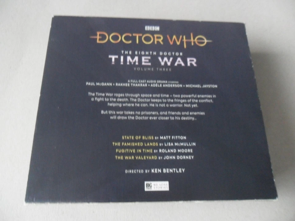 Doctor Who Eighth Doctor Adventures: Time War Volume 3 Three (CD) Big Finish - Image 3 of 4
