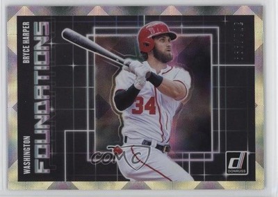 2018 Panini Donruss Foundations /999 Bryce Harper #F6 0i5i