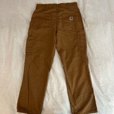 Carhartt Carpenter Pants Brown Rugged Flex Relaxed Fit Duck BN3279-M Men's 32x30