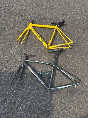 Cannondale CAAD8&Bianchi Via Nirone7 フレセ Cannondale CAAD8 Bianchi Via Nirone 7 Road Bike Frame Set Size 51