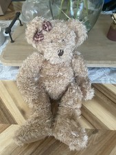 Vintage Russ Chelsie Teddy Bear Plush w/ Bow 1996