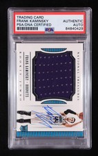 Frank Kaminsky Signed 2015-16 Panini National Treasures Rookie Jumbo Materials #