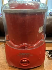 Cuisinart Red Ice Cream Frozen Yogurt & Sorbet Maker CIM-22 1.5 Quarts Appliance