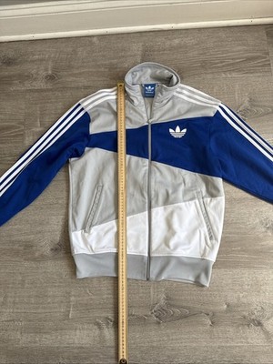 Adidas Original Track Jacket Classic Blue Trefoil Label Sz Medium