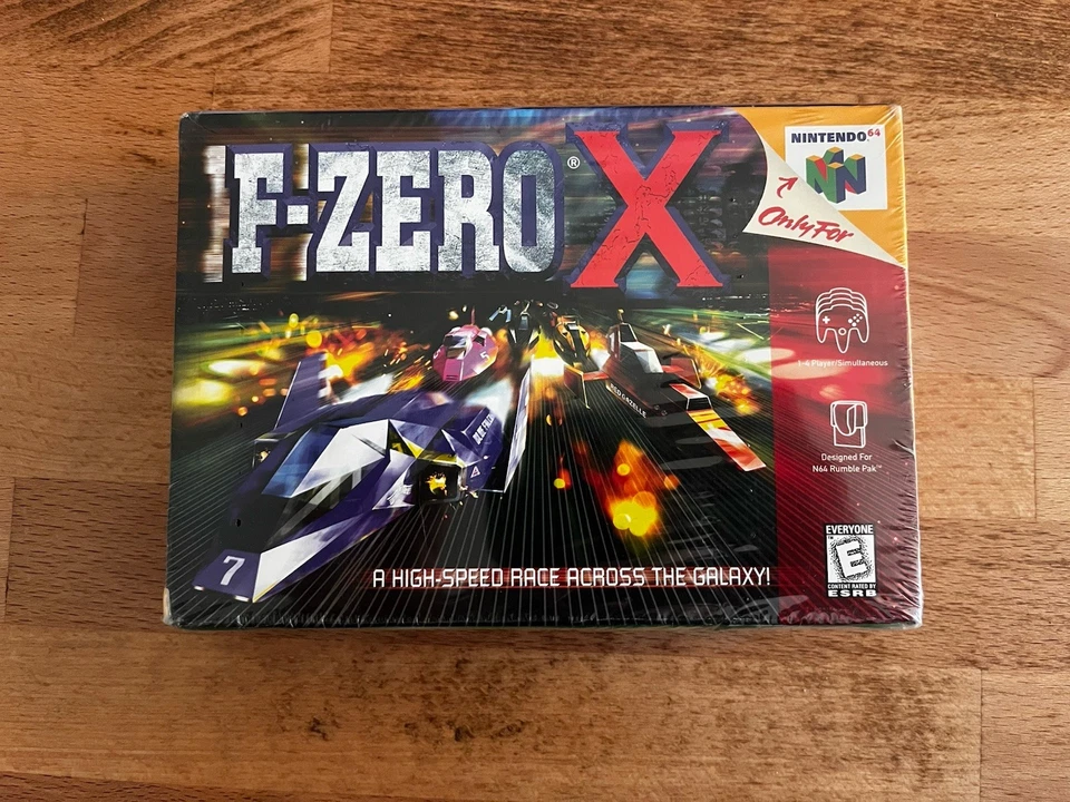 F-Zero X Nintendo 64 Factory Sealed NEW - Image 2 of 4