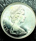 1967 Canada Silver Dollar "Flying Goose" 1867-1967 Centenial Coin