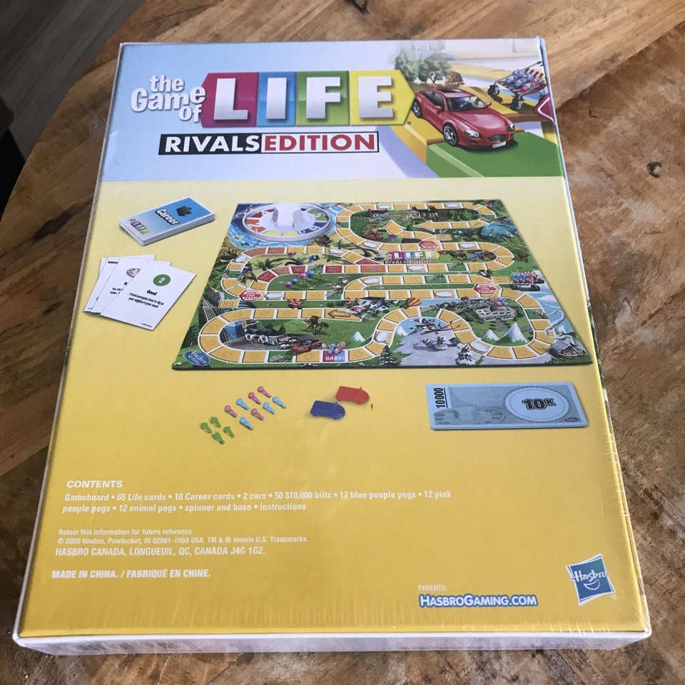 The Game of Life - Rivals Edition Board Game - 2 Players battle by Hasbro New! - Image 4 of 4