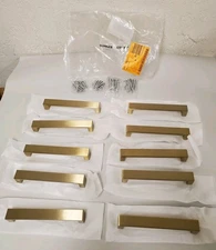 *LOT OF 10* Sumner Street Redmond 5-1/4 in. Satin Brass Drawer Pull (RL070083VP)
