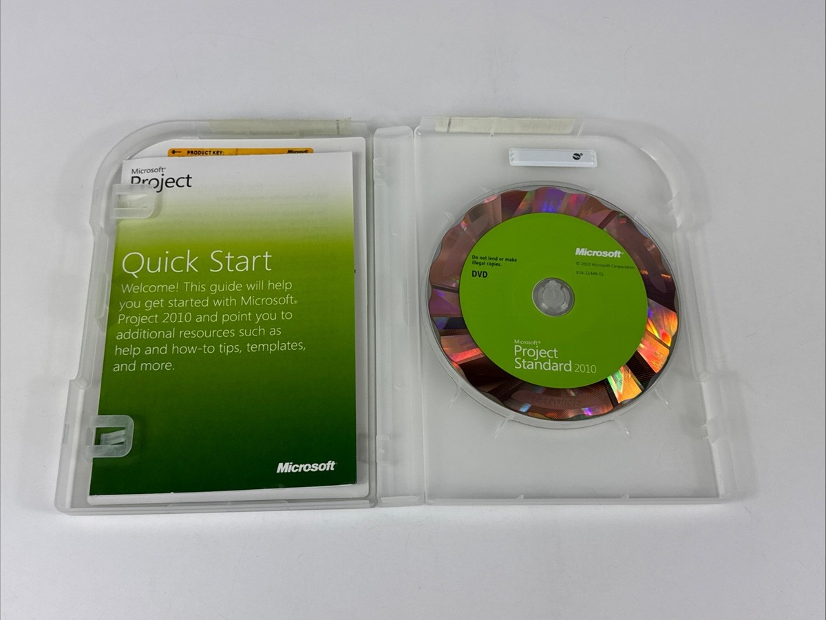 Microsoft Project Standard 2010 DVD版 Microsoft Project Standard Service Pack 1 64-Bit (2010, DVD