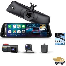 T11 OEM Rear View Mirror Camera with CarPlay  Android Auto - 2K Night Vision