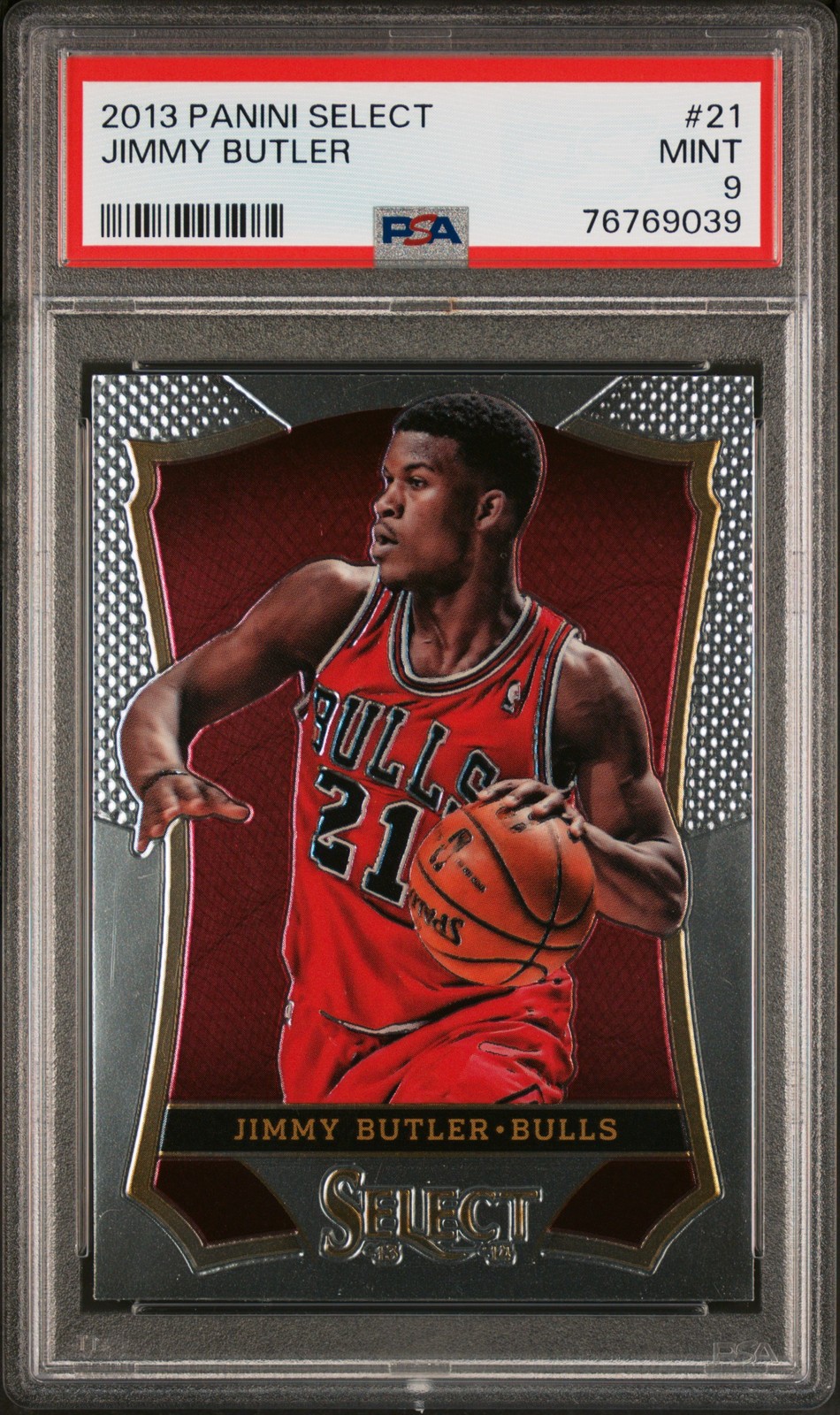 2013-14 Panini Select #21 Jimmy Butler PSA 9