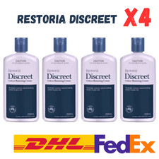 x4 Restoria Discreet Grey Hair Color Restoring Cream Natural Treatment 250ml DHL