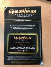 Guild Wars Collectors Edition: Factions UNUSED KEY