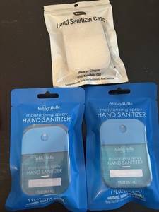 3 Pack Ashley Belle Blueberry Viral Hand Sanitizer Spray With Case New