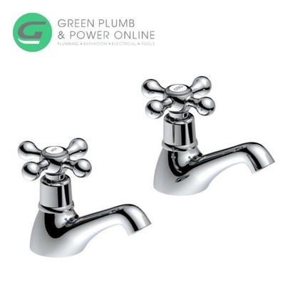 Salton Waschtisch Säulenarmaturen - Chrom traditionelle Badarmaturen
