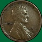 1915-S Lincoln Wheat Cent Almost Uncirculated AU Coin #41920