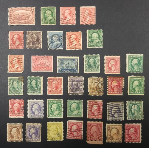 US Stamps Used Classic Accumulation