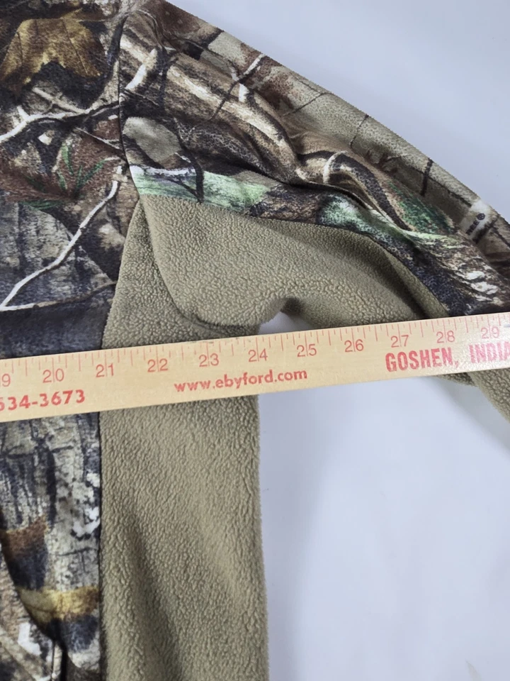 Scent Shield Bone Collector Hoodie Mens L Realtree Camouflage Fleece Pullover - Image 4 of 4