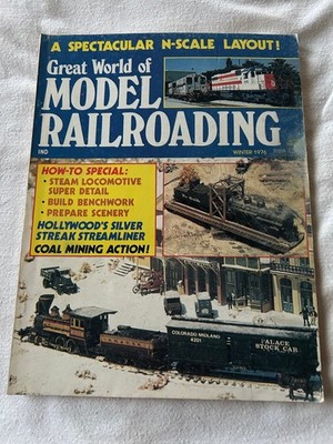 Great World of Model Railroading Magazine Winter 1976 N-Scale Layout How-To