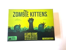 Zombie Kittens Card Game - Exploding Kittens 2-5 Players Age 7+ Pre-owned
