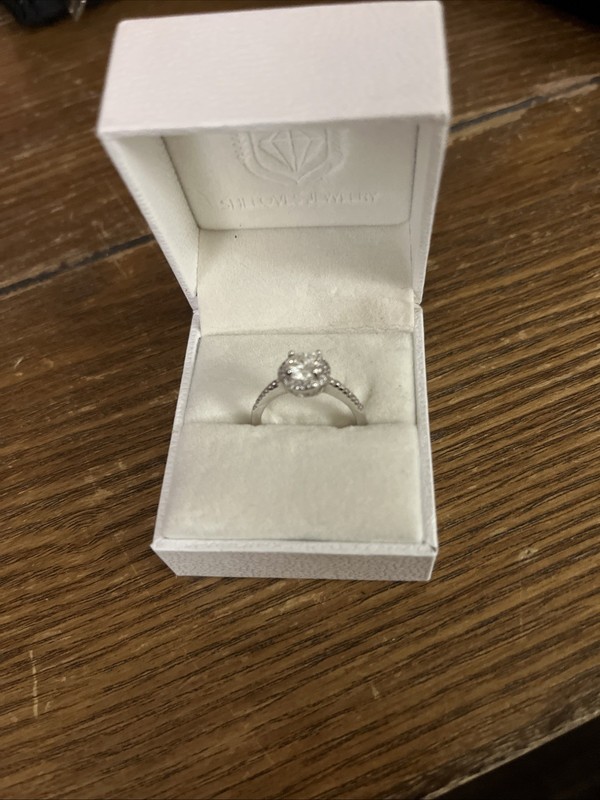 Engagement Wedding Silver Ring JEWELRY S925