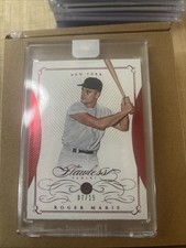 2018 Panini Flawless Roger Maris #40 7/15 Ruby
