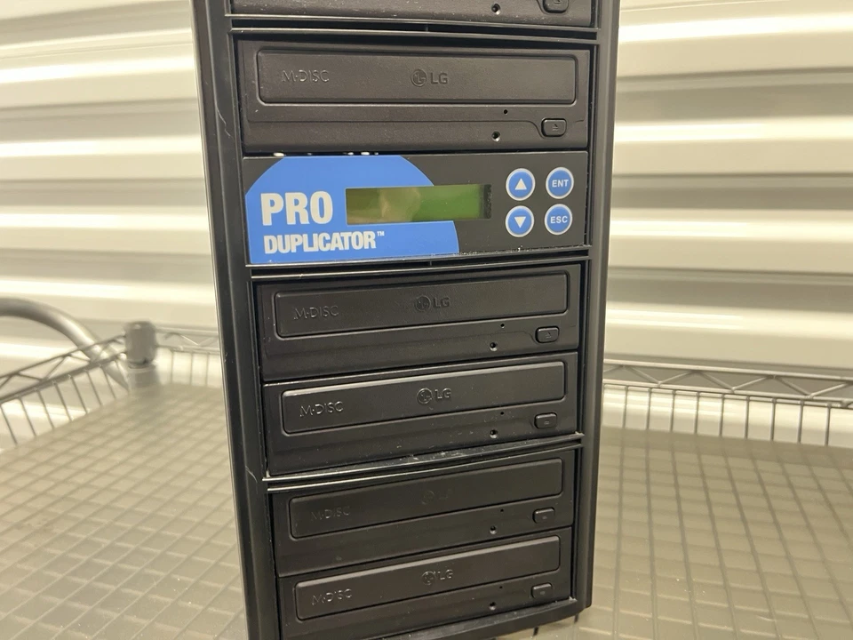 PRO DUPLICATOR 1 To 7 CD/DVD Burner Copier With LG Drive High Speed M-DISC - Image 4 of 4
