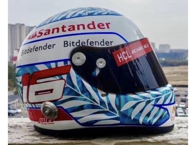 Charles Leclerc Miami Formula 1 Celebration Helmet Full Scale Helmet