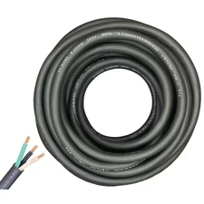 50 Ft. 12 Gauge 3 Conductor 300-Volt Black SJOOW Cable Cord