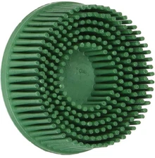 3M 07524 Scotch Brite Roloc Bristle Disc Green 2" 50 Grit Gasket Remover Coarse